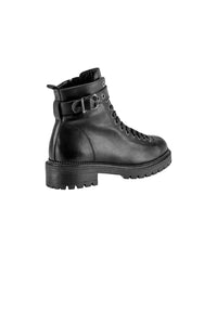 Black Buckle B107 Boot